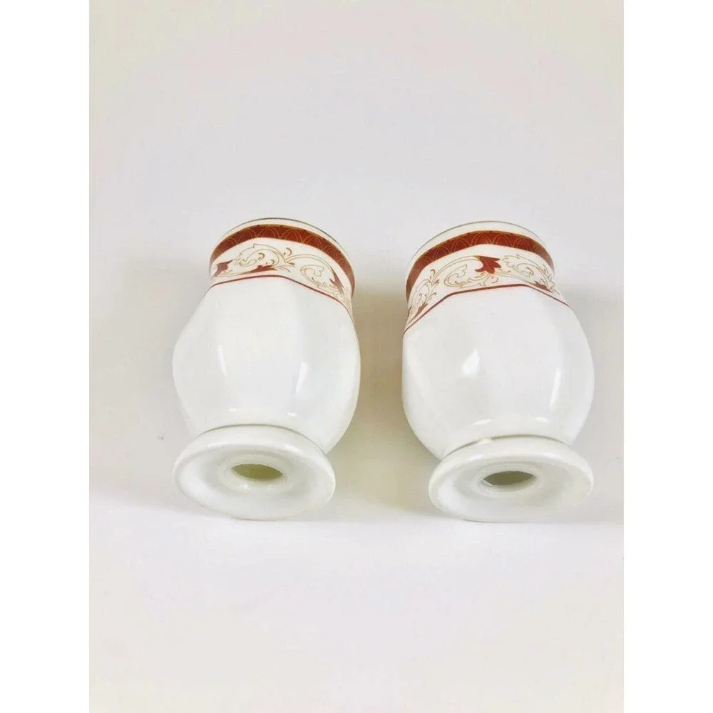 Vintage 22k Gold Salt & Pepper Shakers